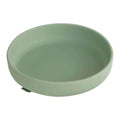 Children's tableware plate in sage.